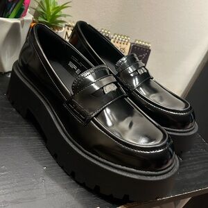 Chunky Black Madden NYC Loafers